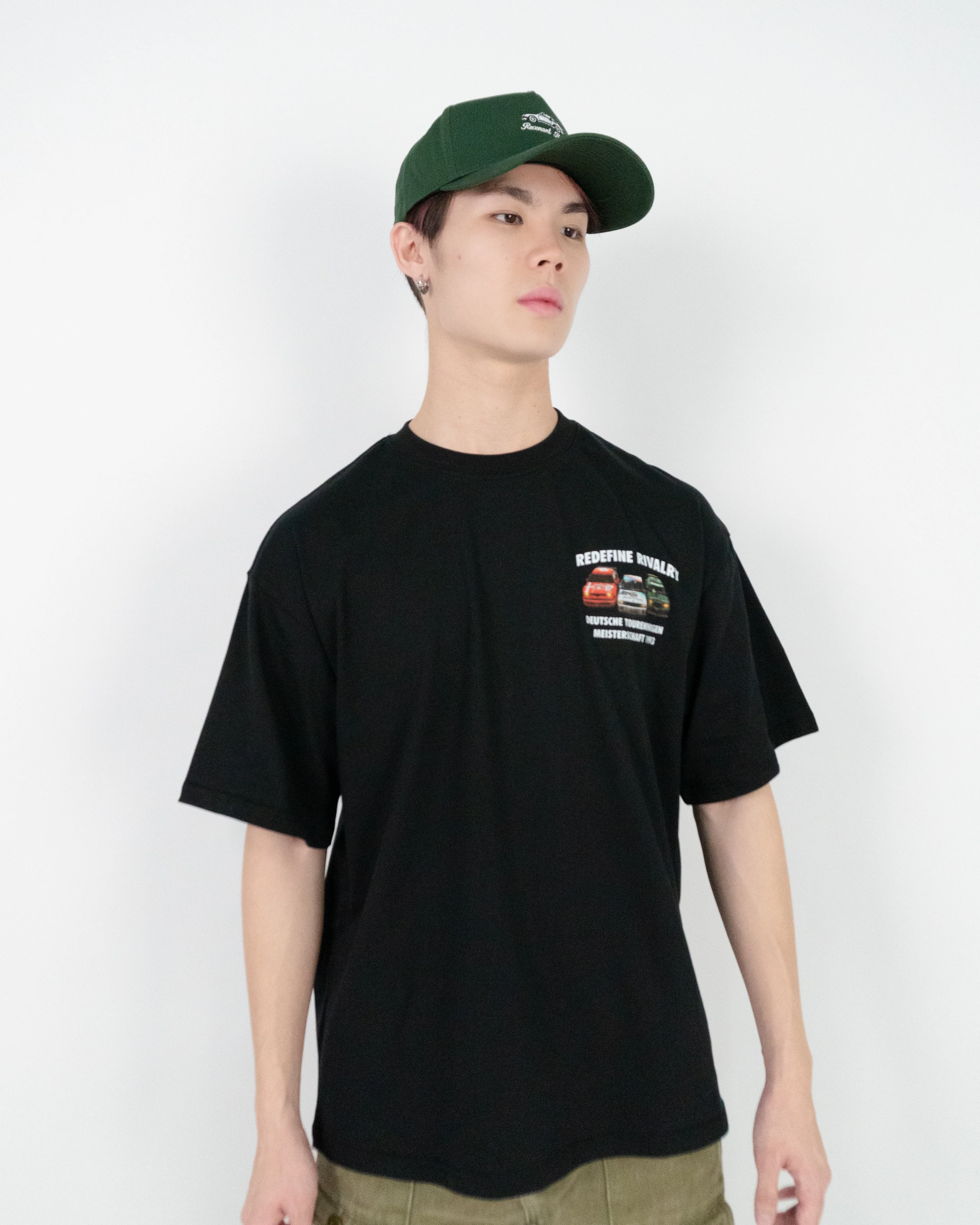 90's DTM Redefine Rivalry Tee in Black - Image 3
