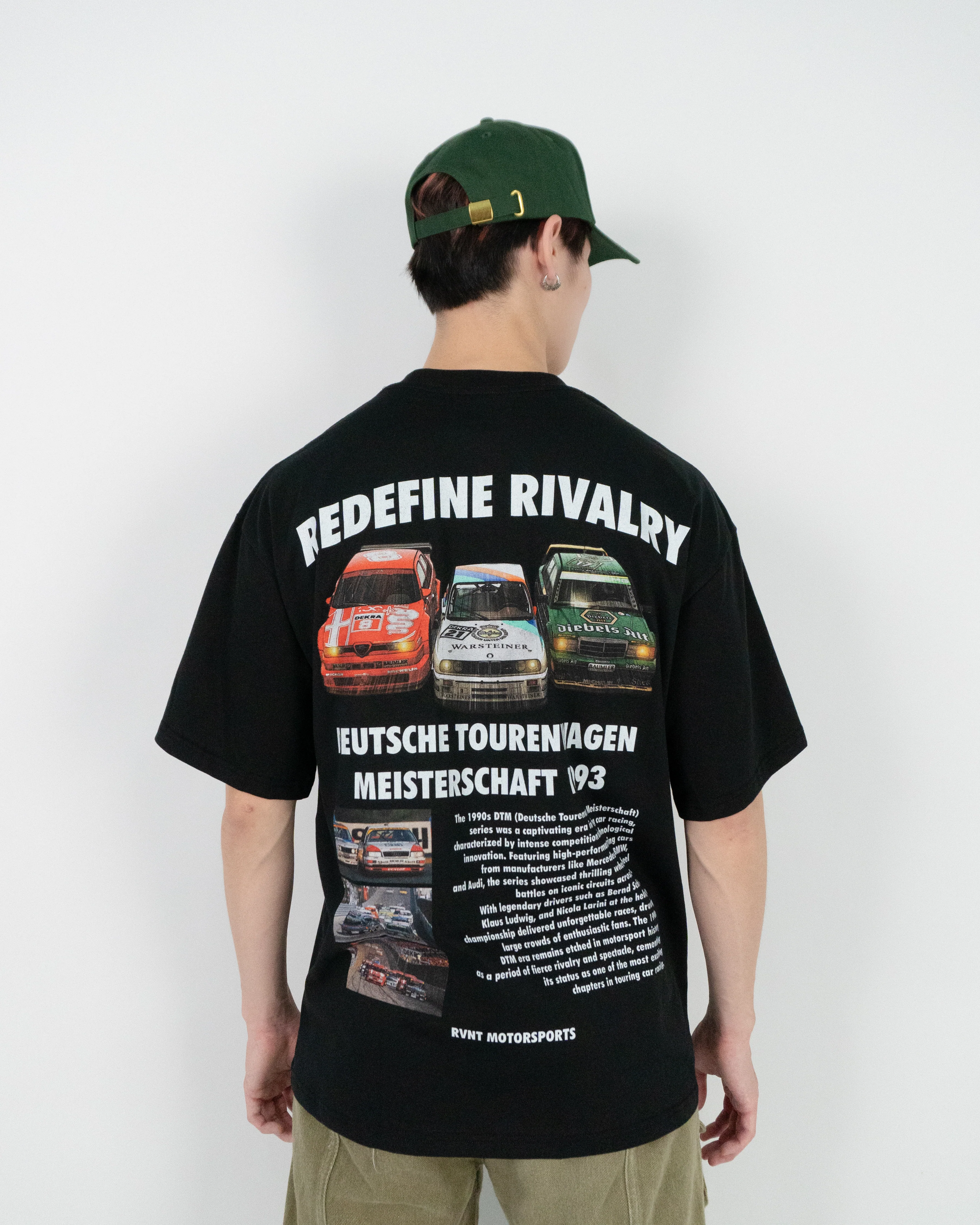 90's DTM Redefine Rivalry Tee in Black - Image 4
