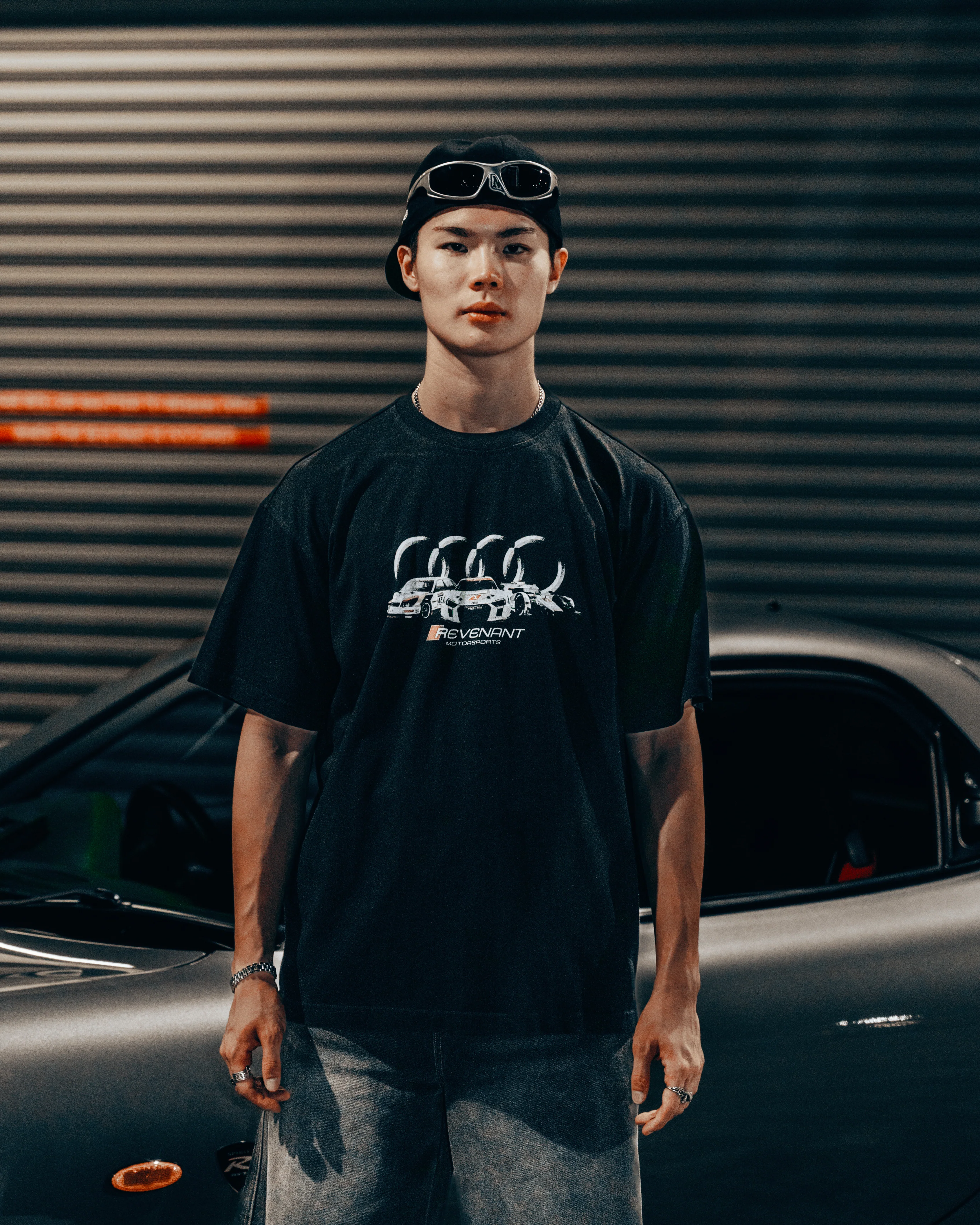 Audi Quattro Sports Tee in Black - Image 4