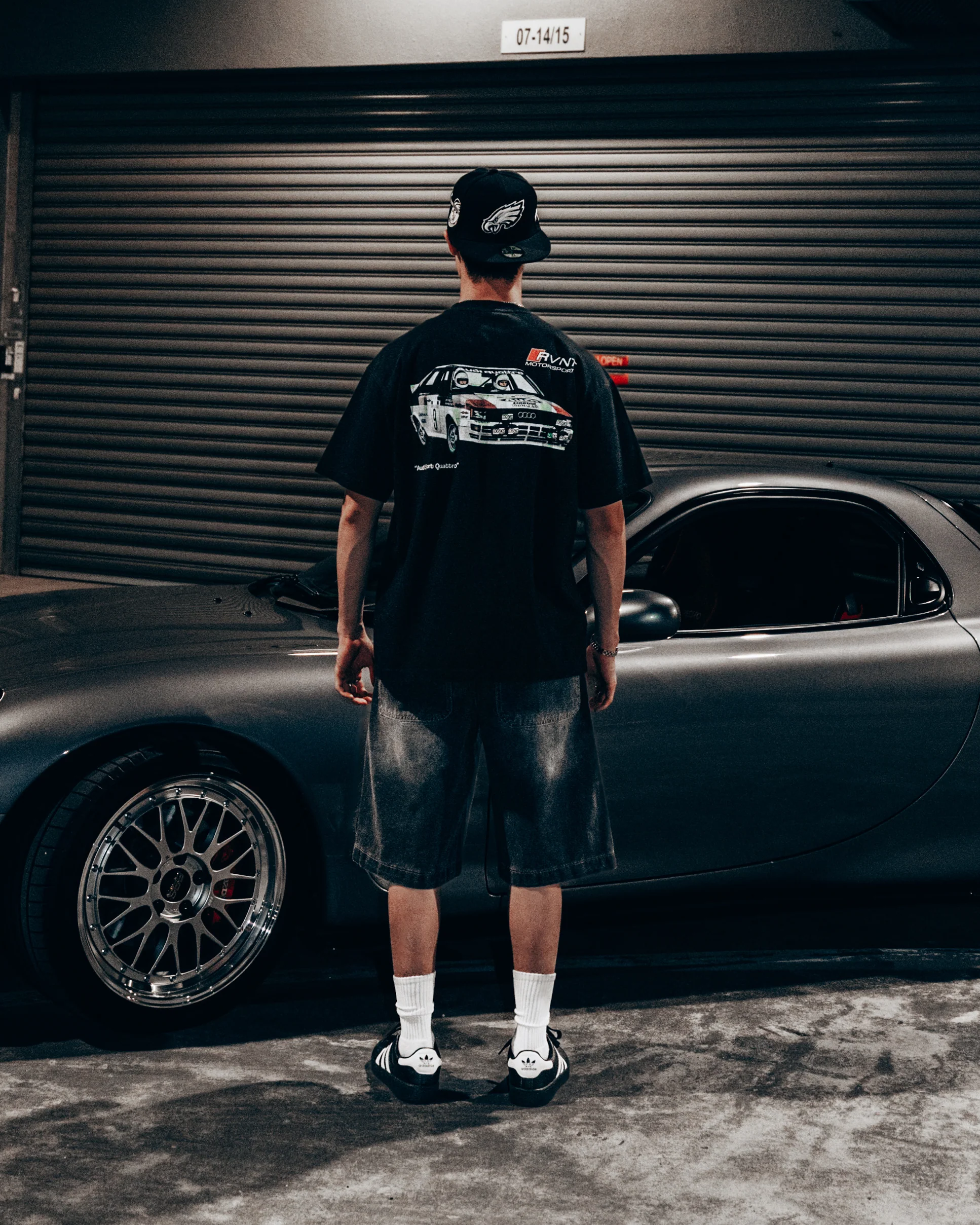 Audi Quattro Sports Tee in Black - Image 6
