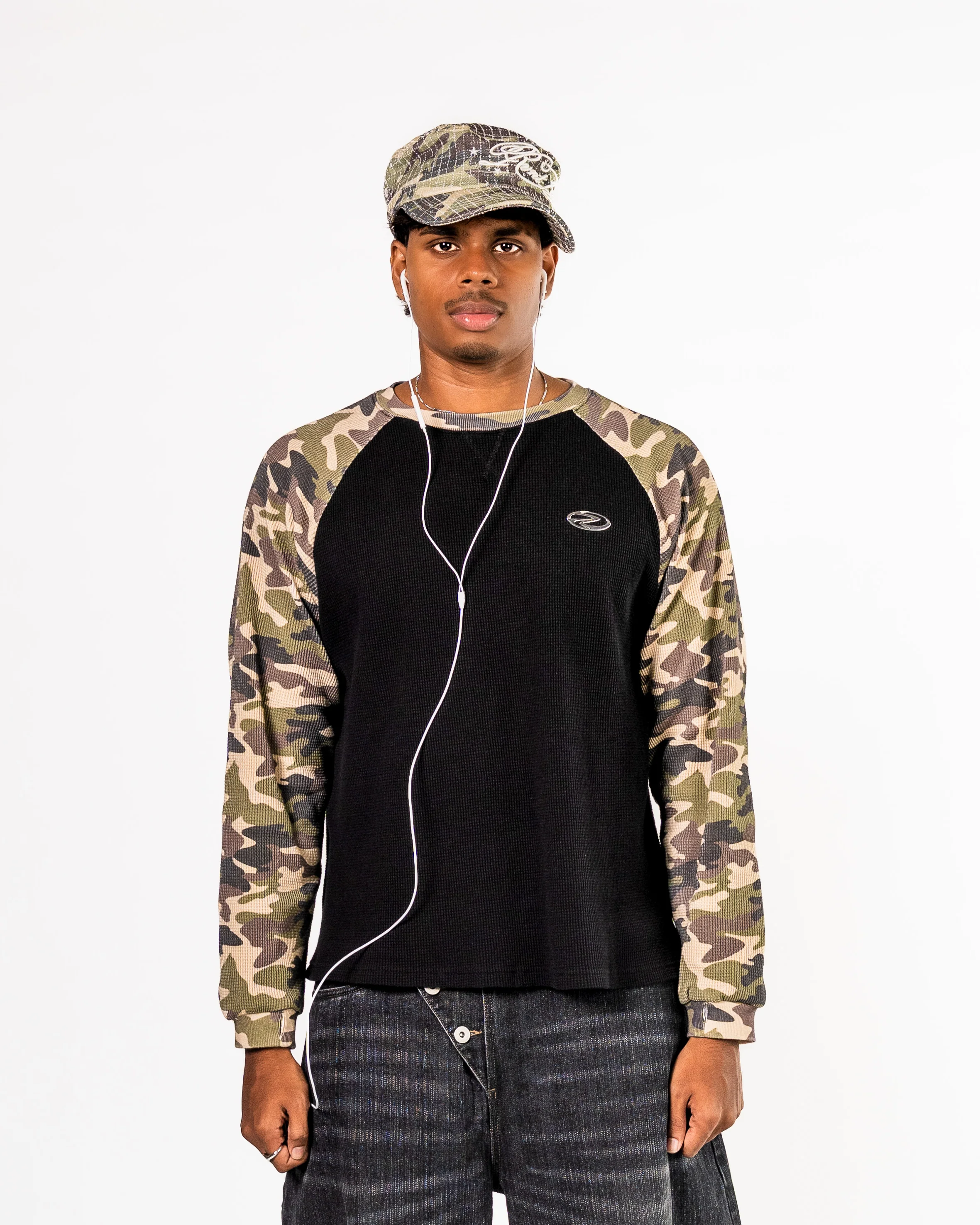Camouflage Thermal Waffle Knit - Image 3