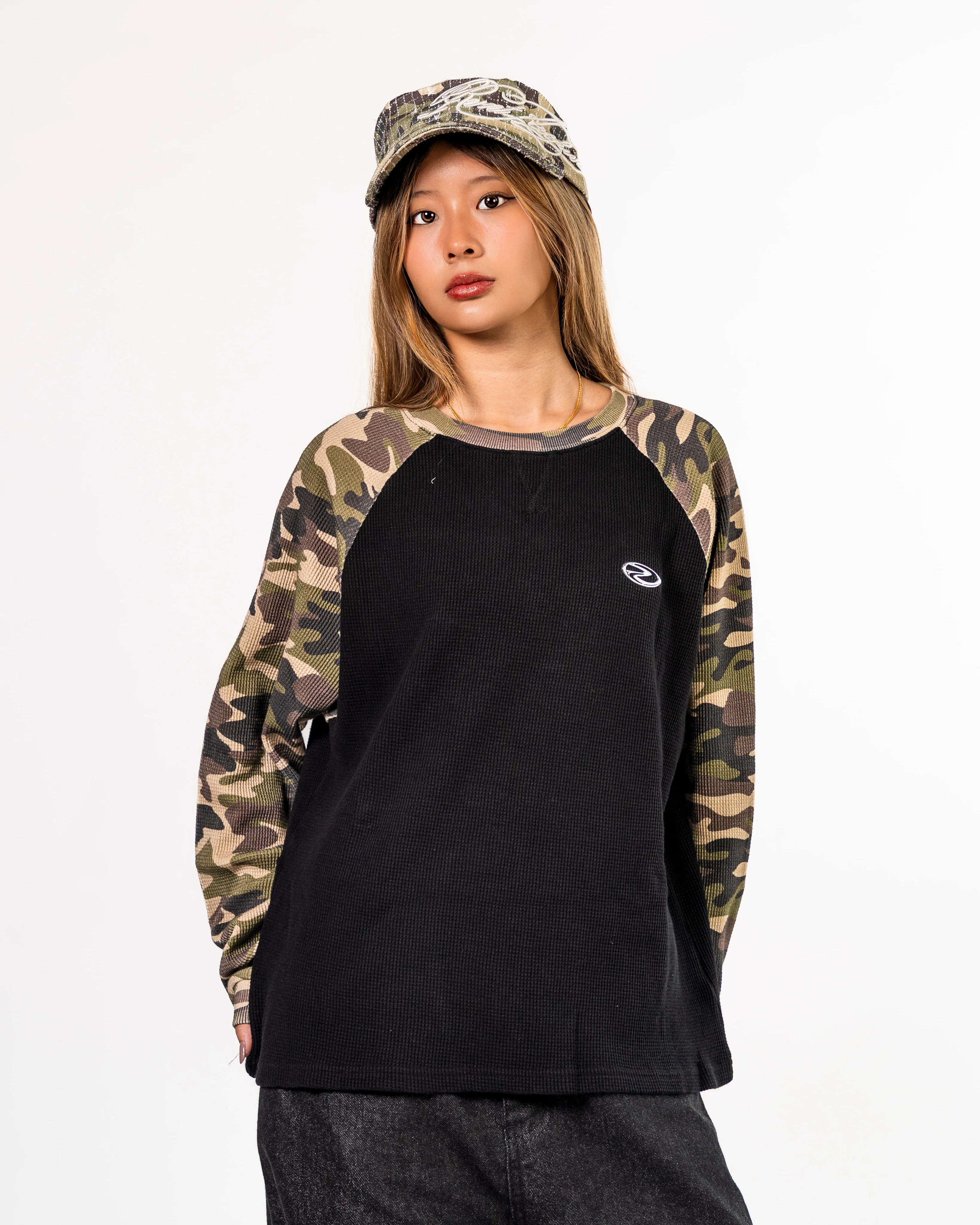 Camouflage Thermal Waffle Knit - Image 4