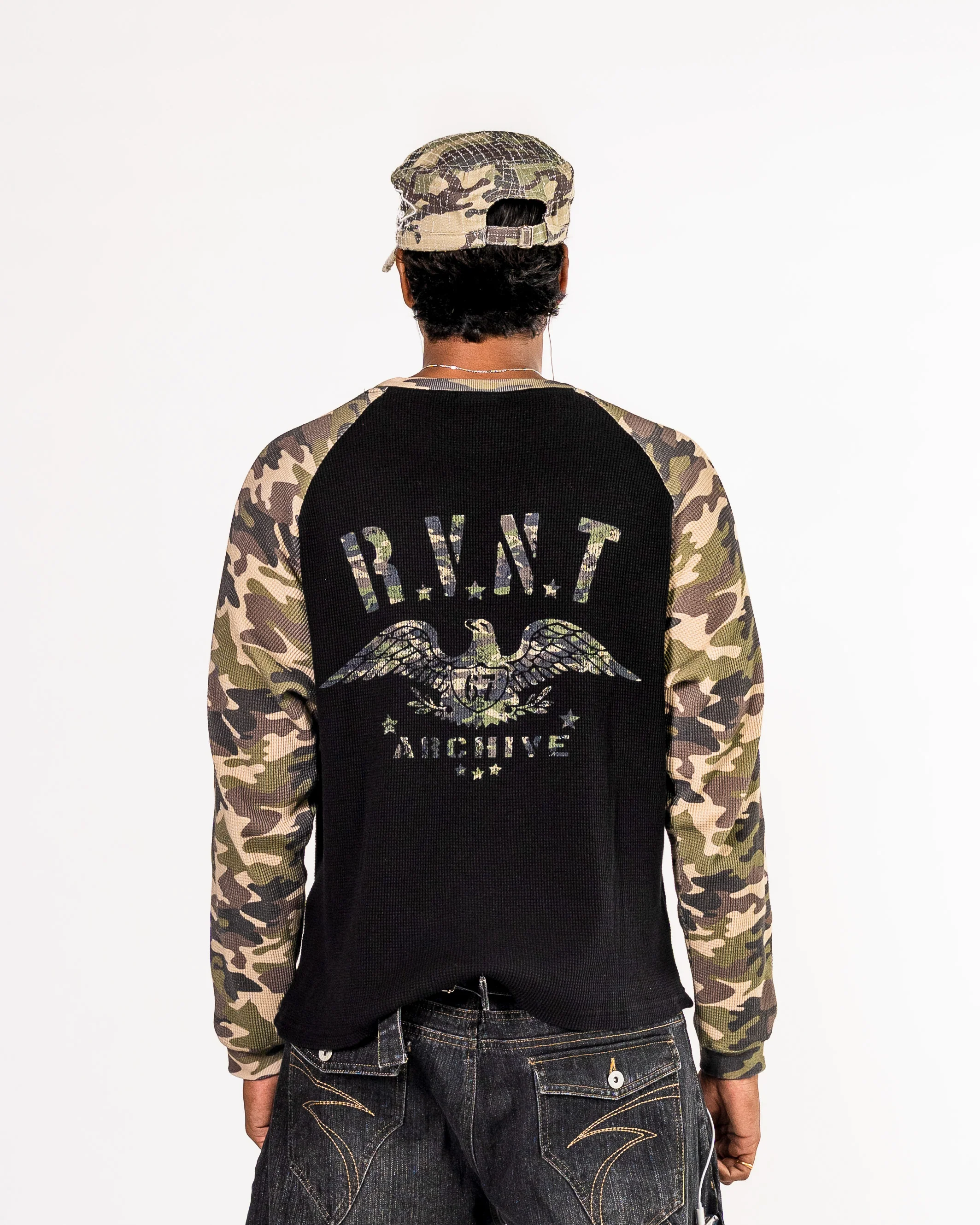Camouflage Thermal Waffle Knit - Image 5