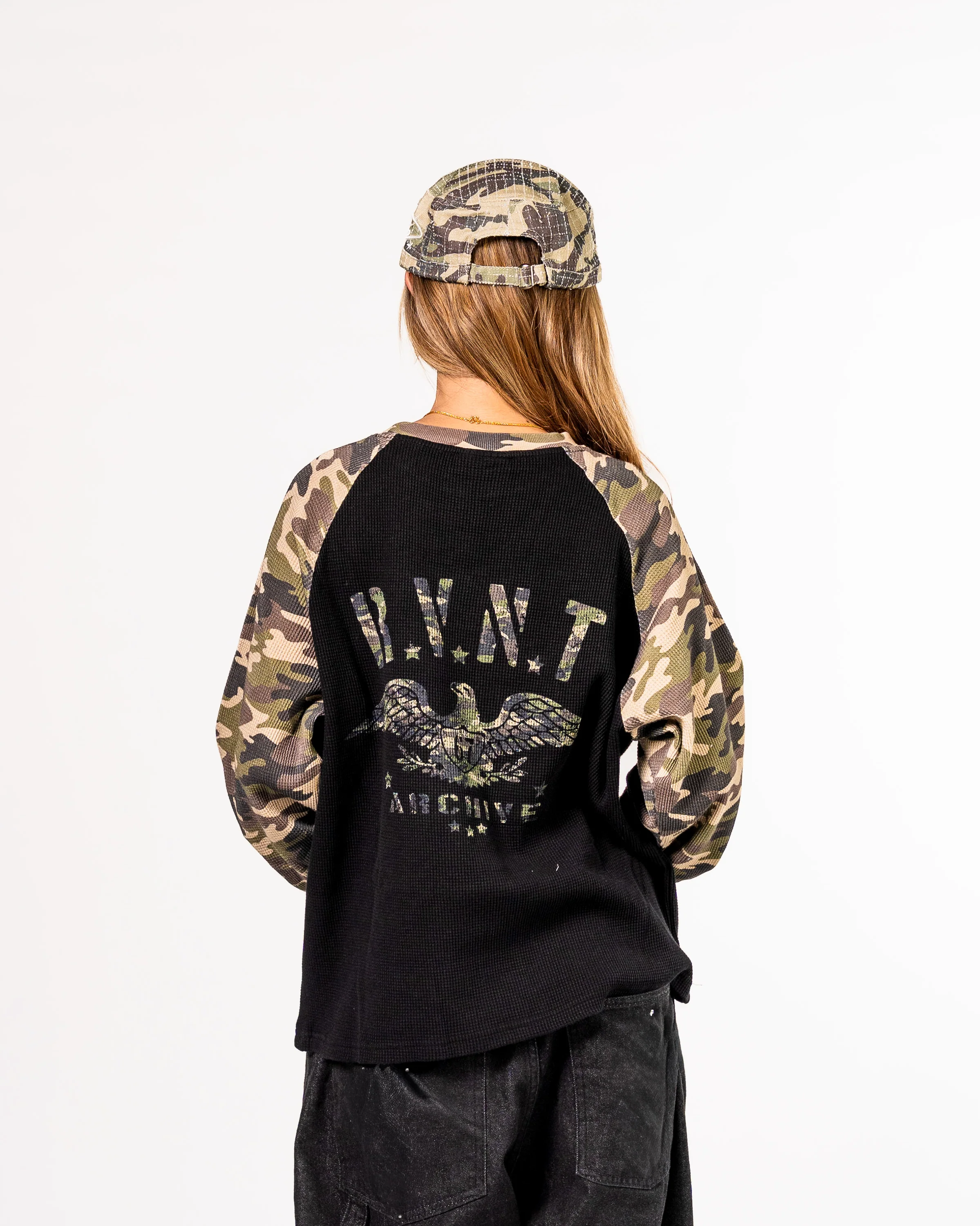 Camouflage Thermal Waffle Knit - Image 6