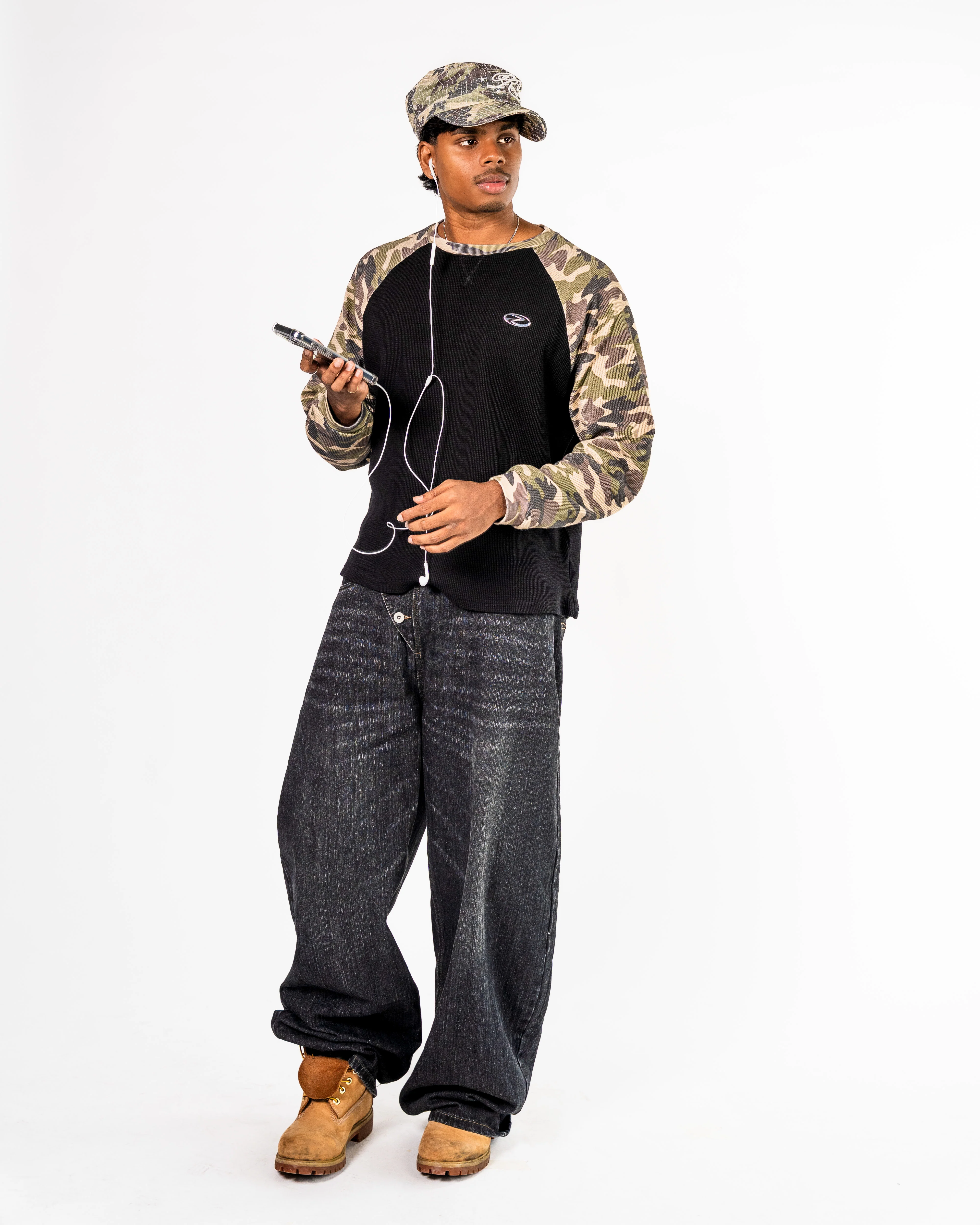 Camouflage Thermal Waffle Knit - Image 8