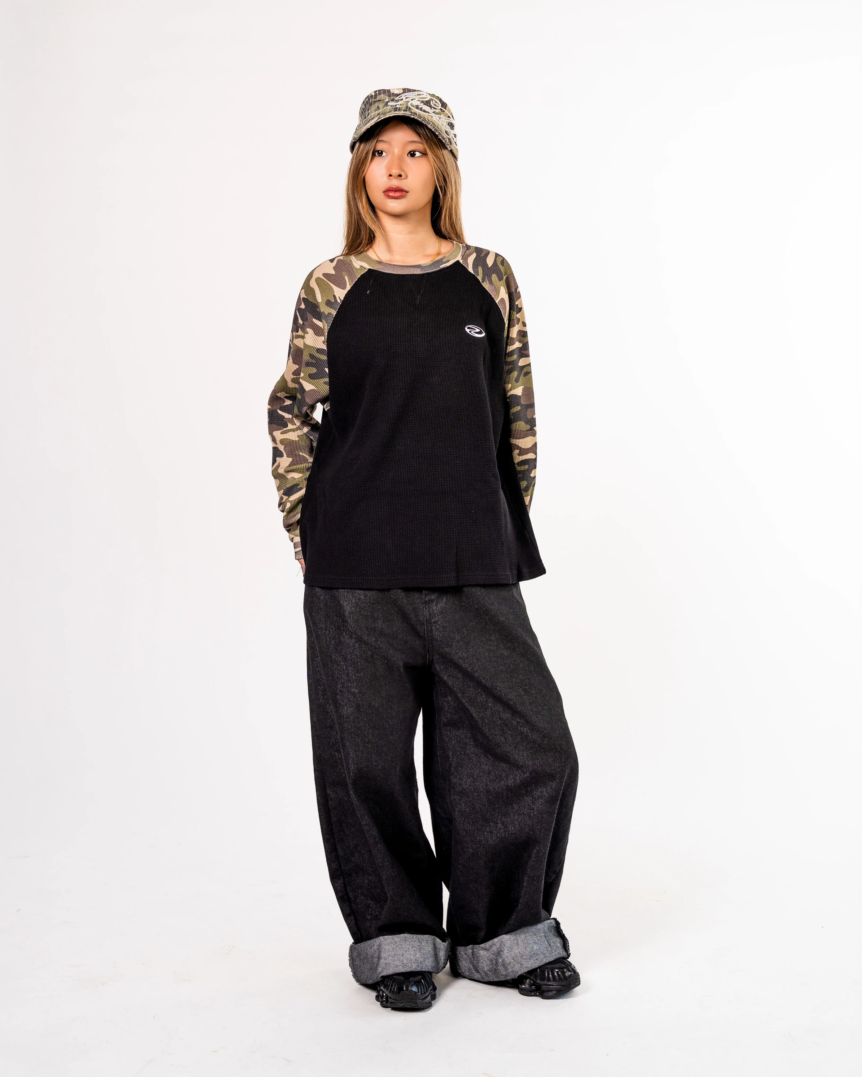 Camouflage Thermal Waffle Knit - Image 9