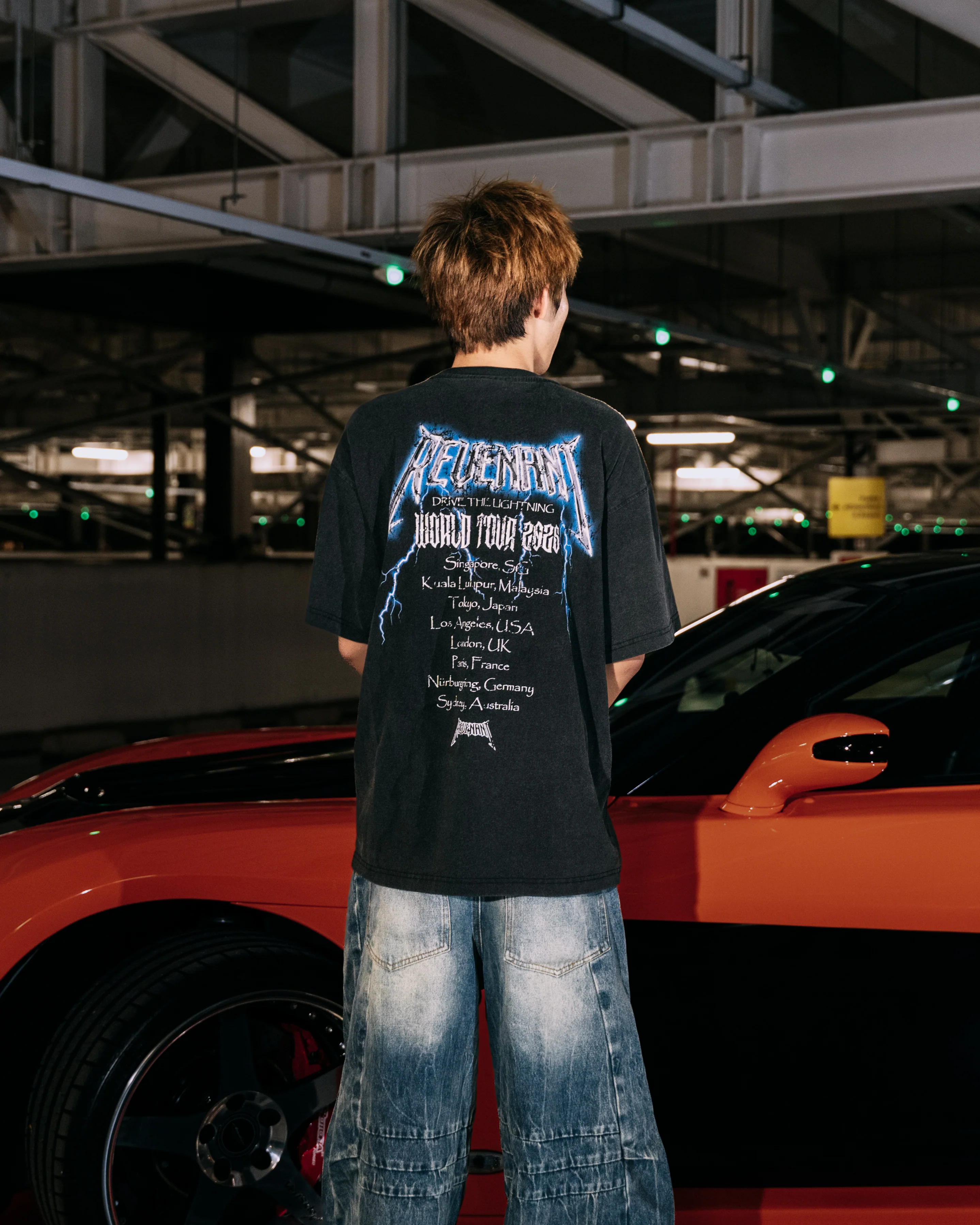 Drive The Lightning 180SX Tee in Washed Black - Image 4