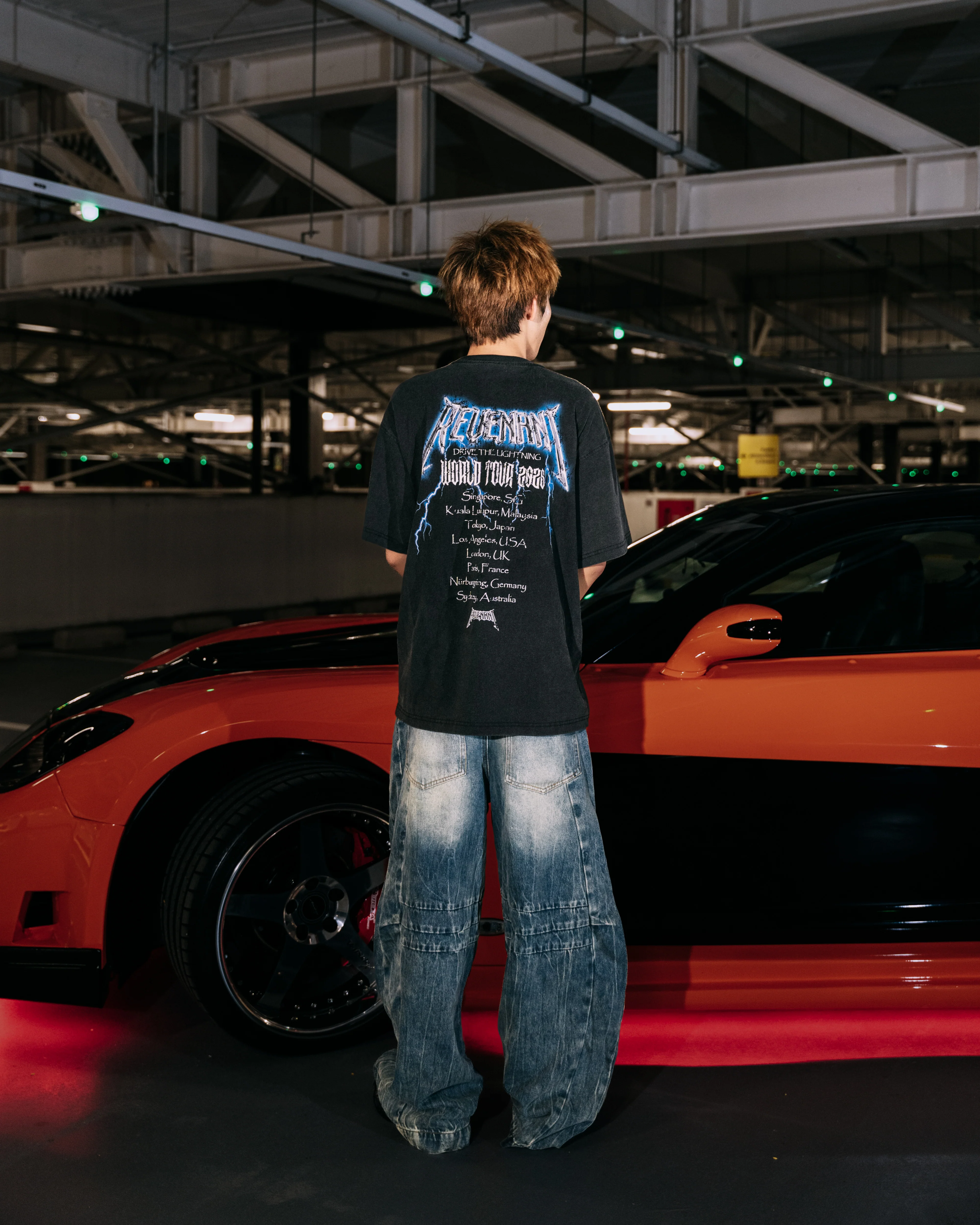 Drive The Lightning 180SX Tee in Washed Black - Image 6