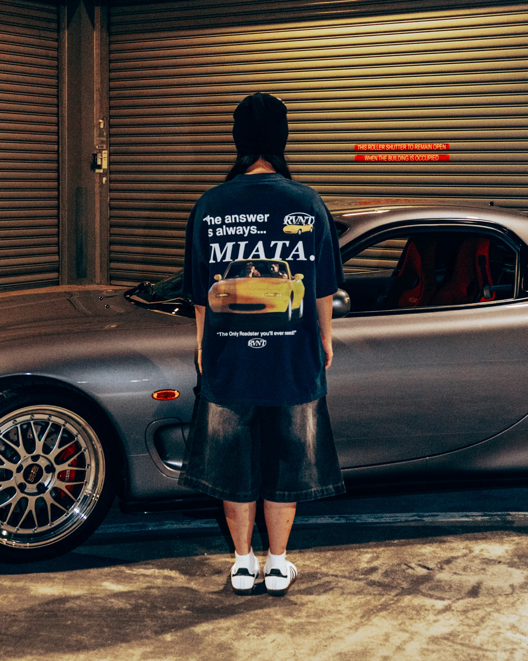 Miata Club Tee in Retro Blue - Image 3