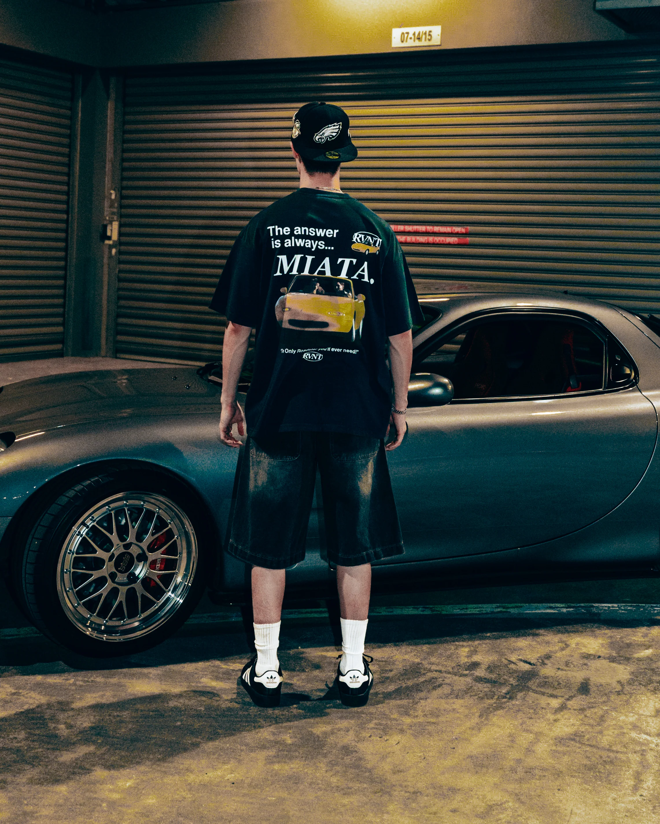 Miata Club Tee in Retro Blue - Image 7