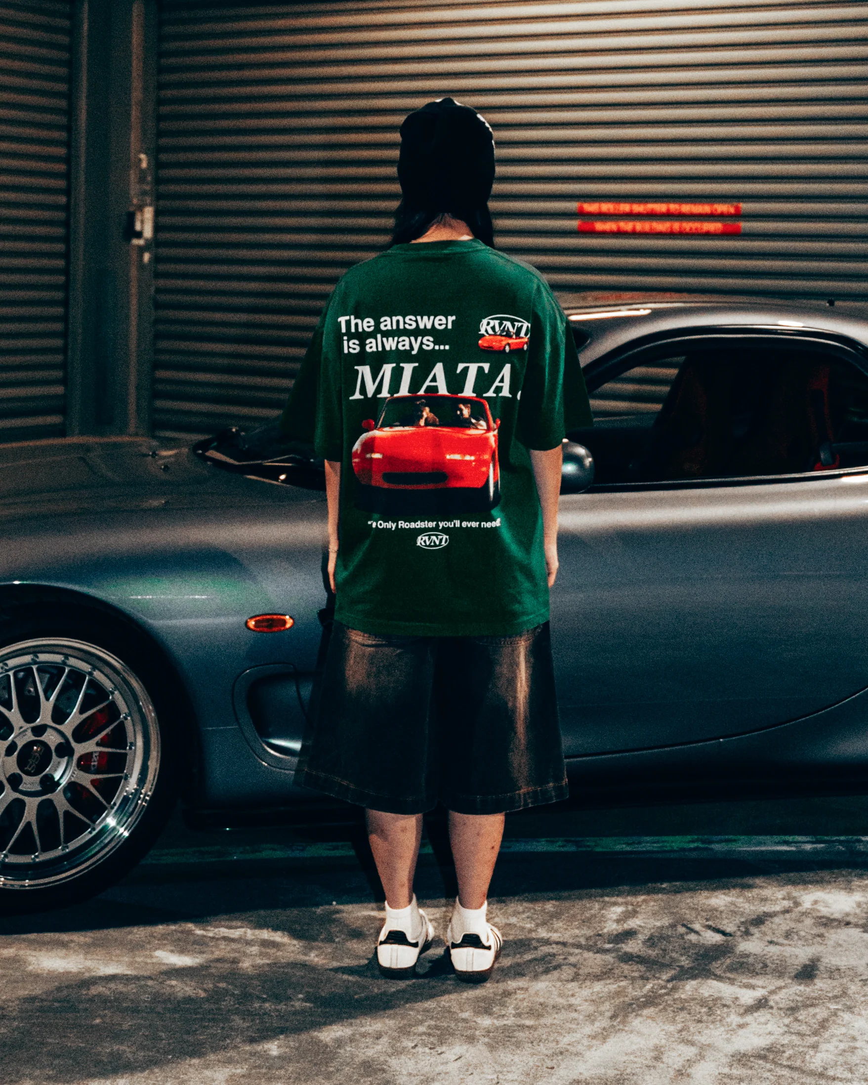 Miata Club Tee in Retro Green - Image 4