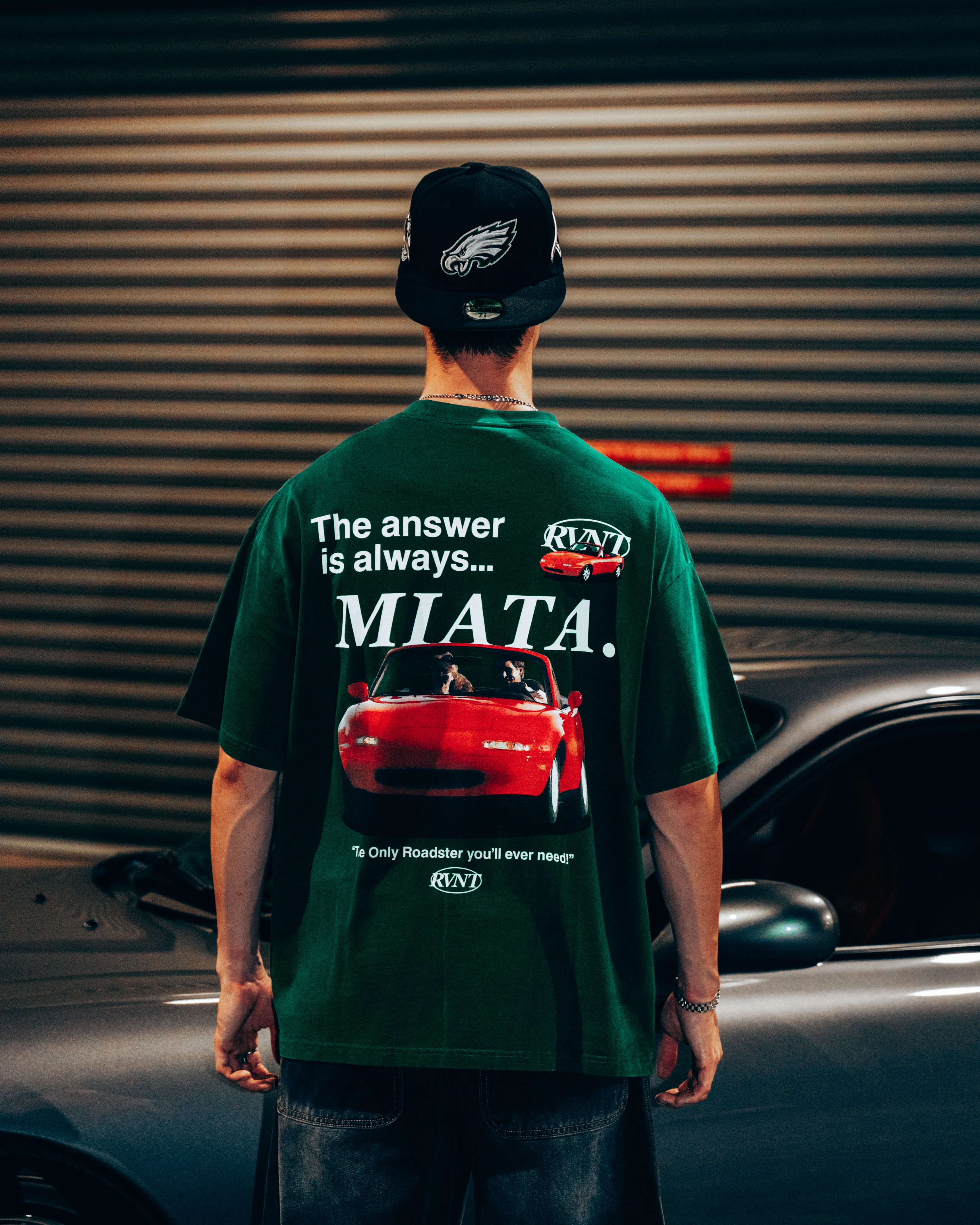 Miata Club Tee in Retro Green - Image 5