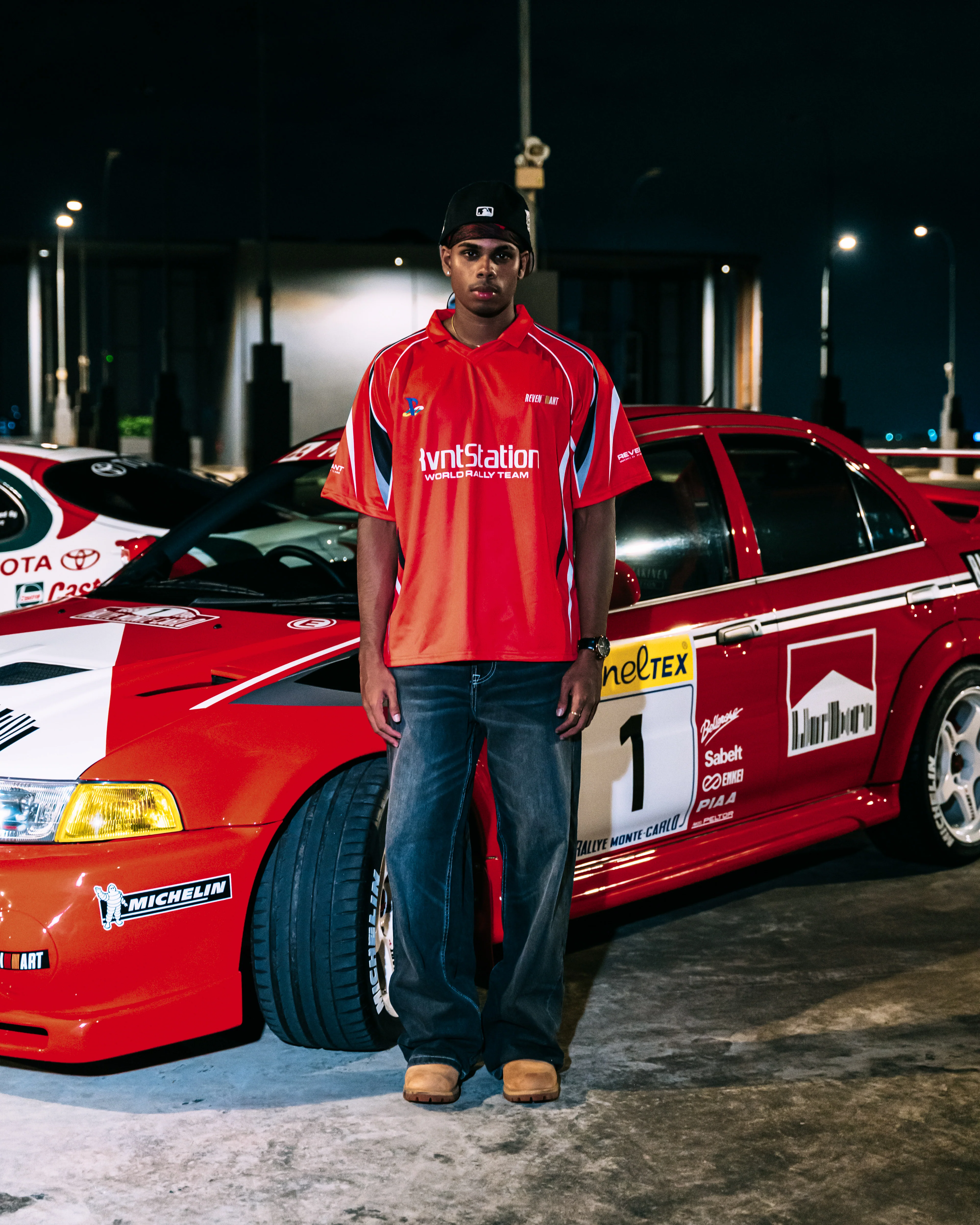 Mitsubishi WRC Jersey in Red - Image 3