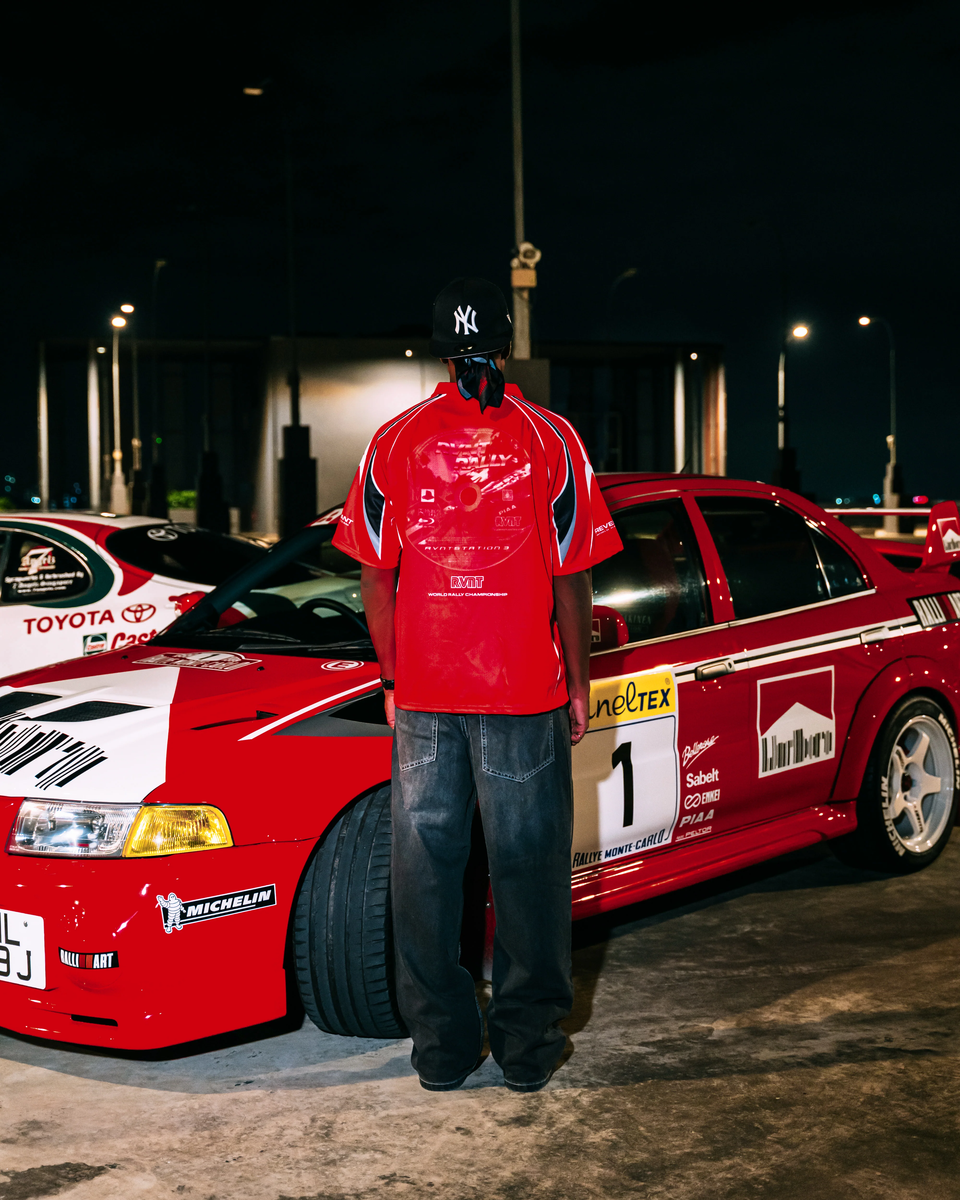 Mitsubishi WRC Jersey in Red - Image 4