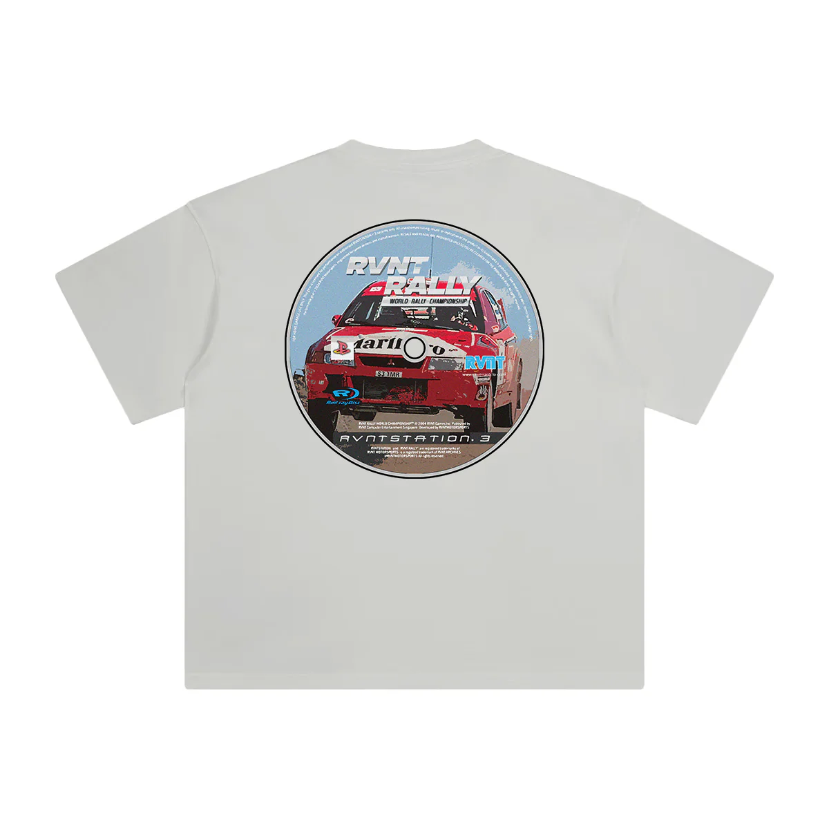 Mitsubishi WRC Tee in White - Image 2