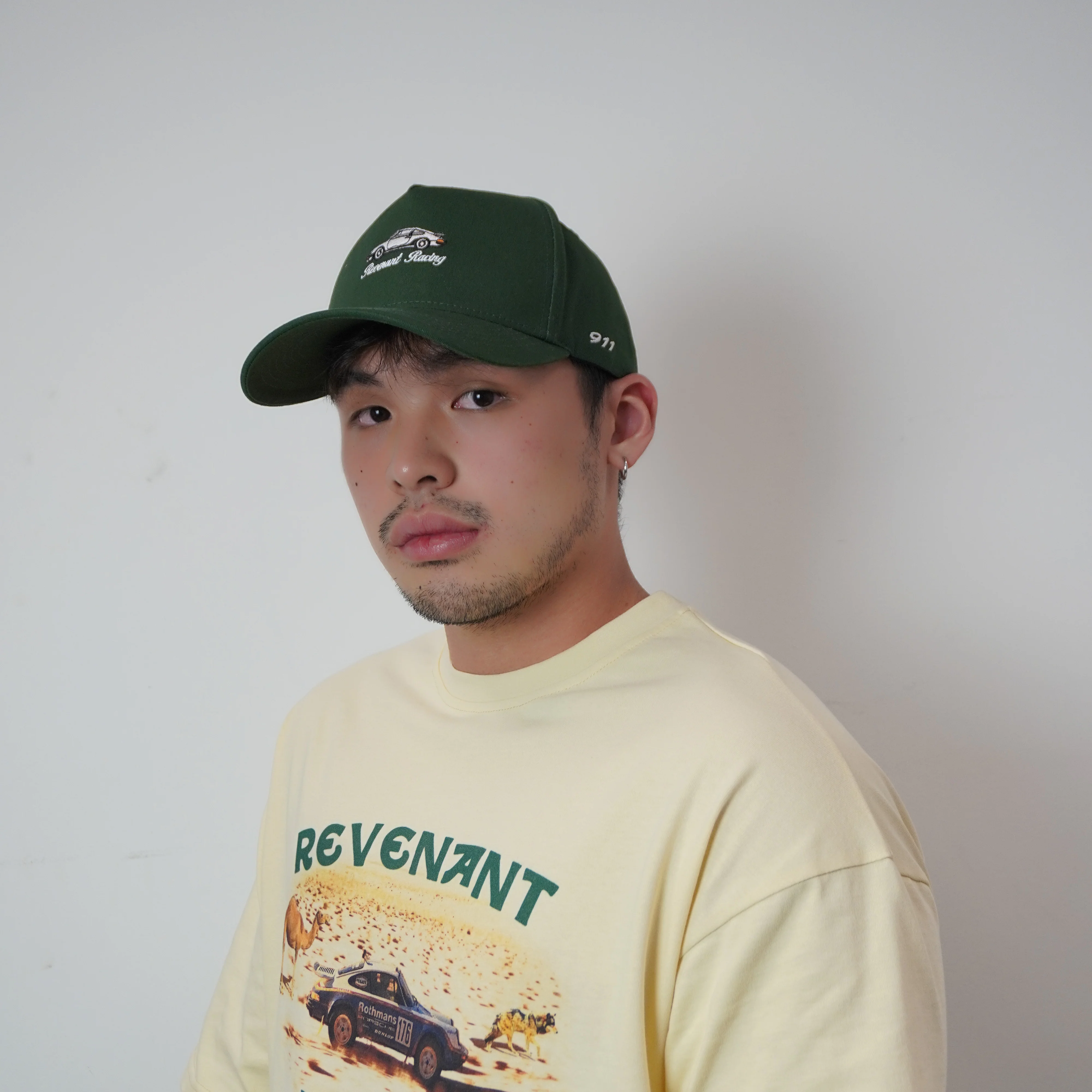 Porsche 911 Embroidered Cap in Green - Image 4