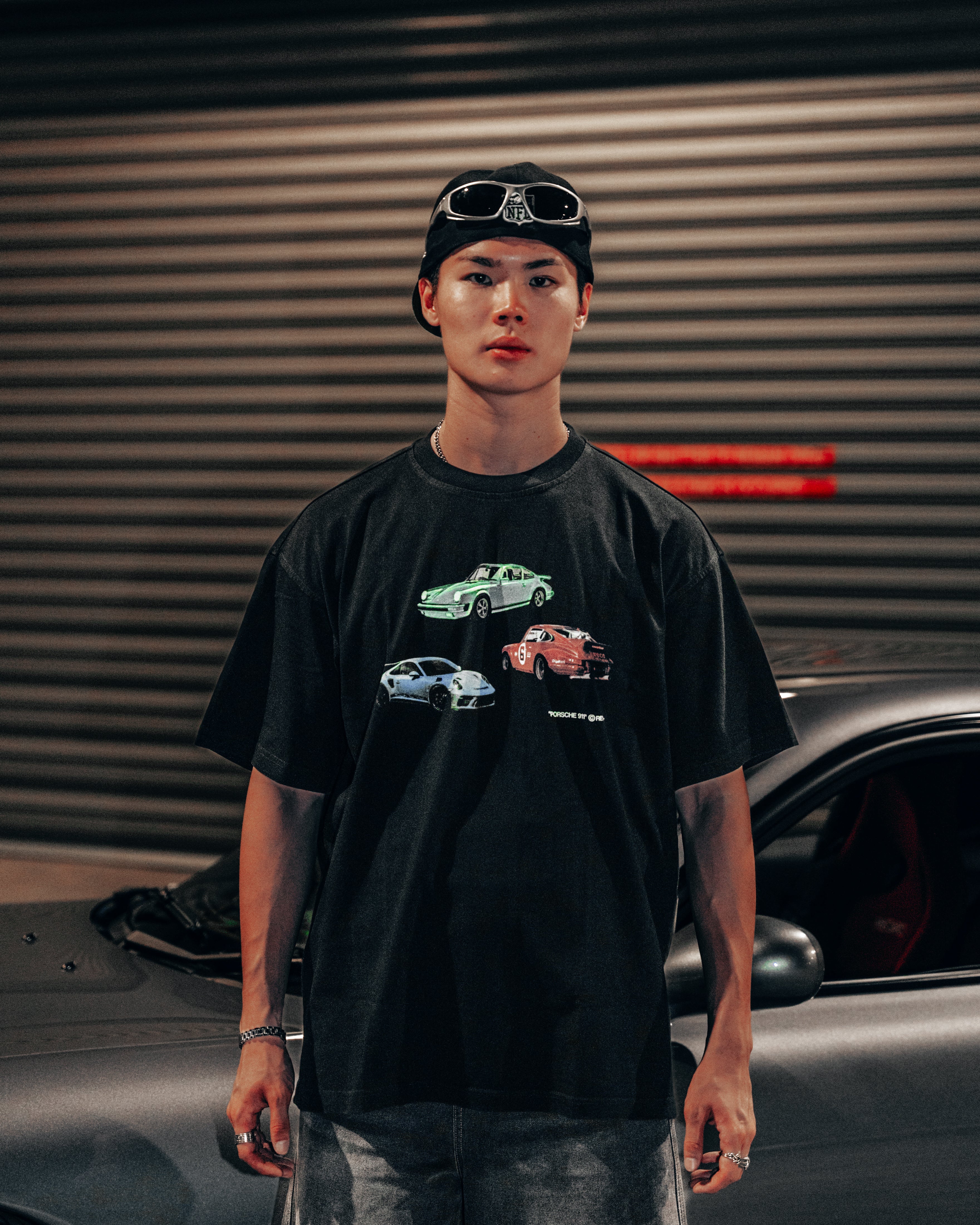 Porsche 911 Tee in Black - Image 4