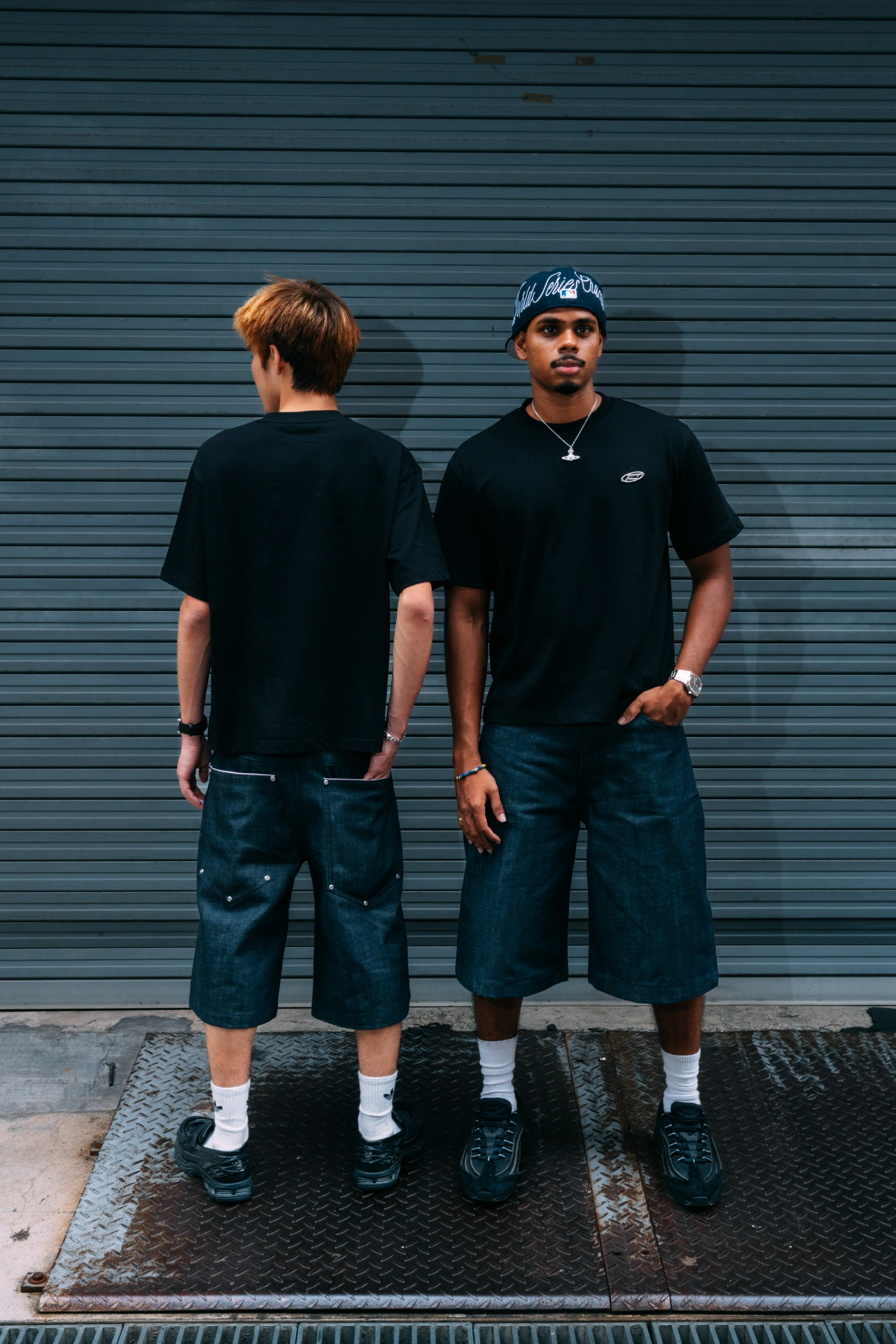 Raw Selvedge Denim Baggy Jorts - Indigo - Image 8