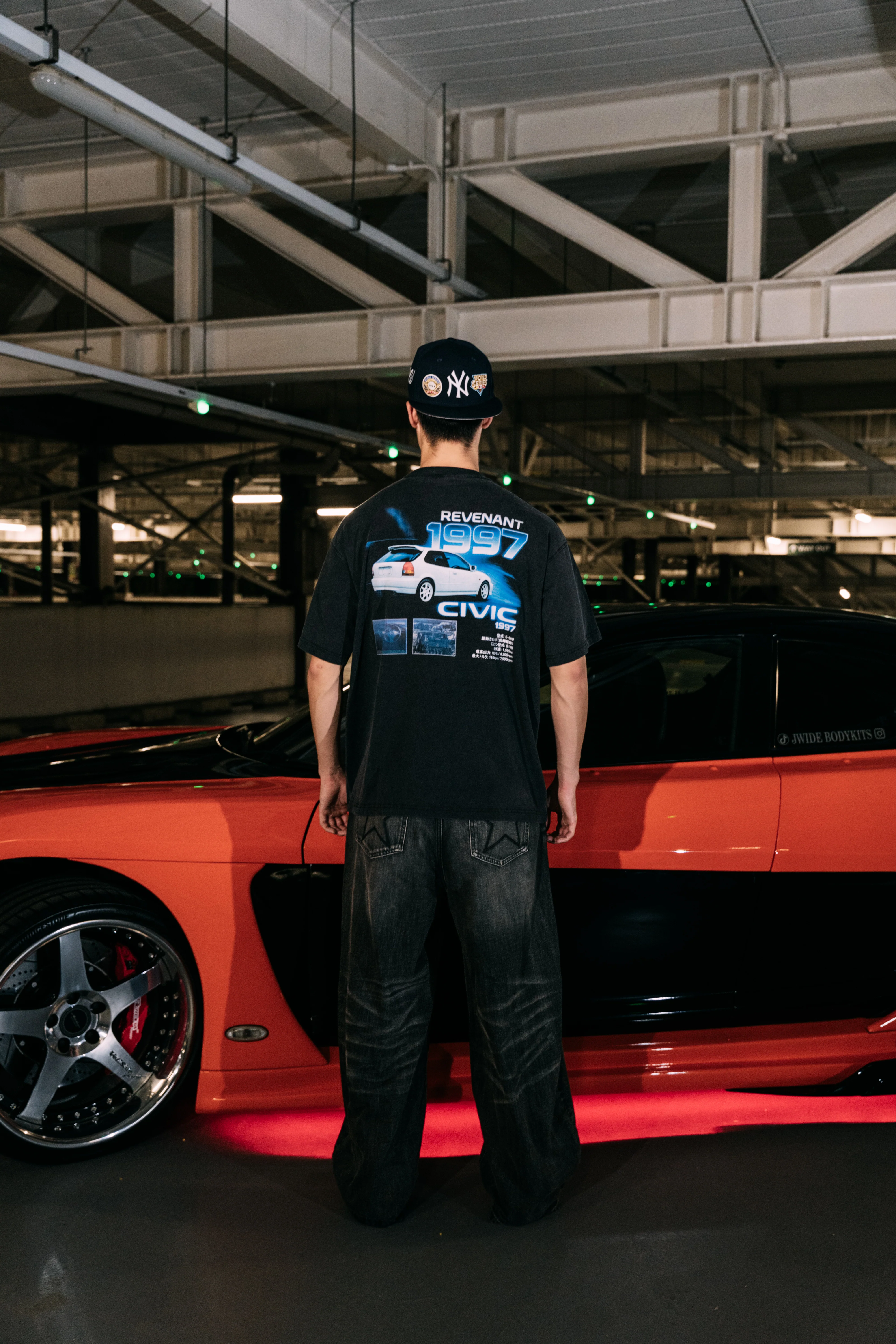 REVENANT Civic EK9 Tee in Washed Black - Image 6