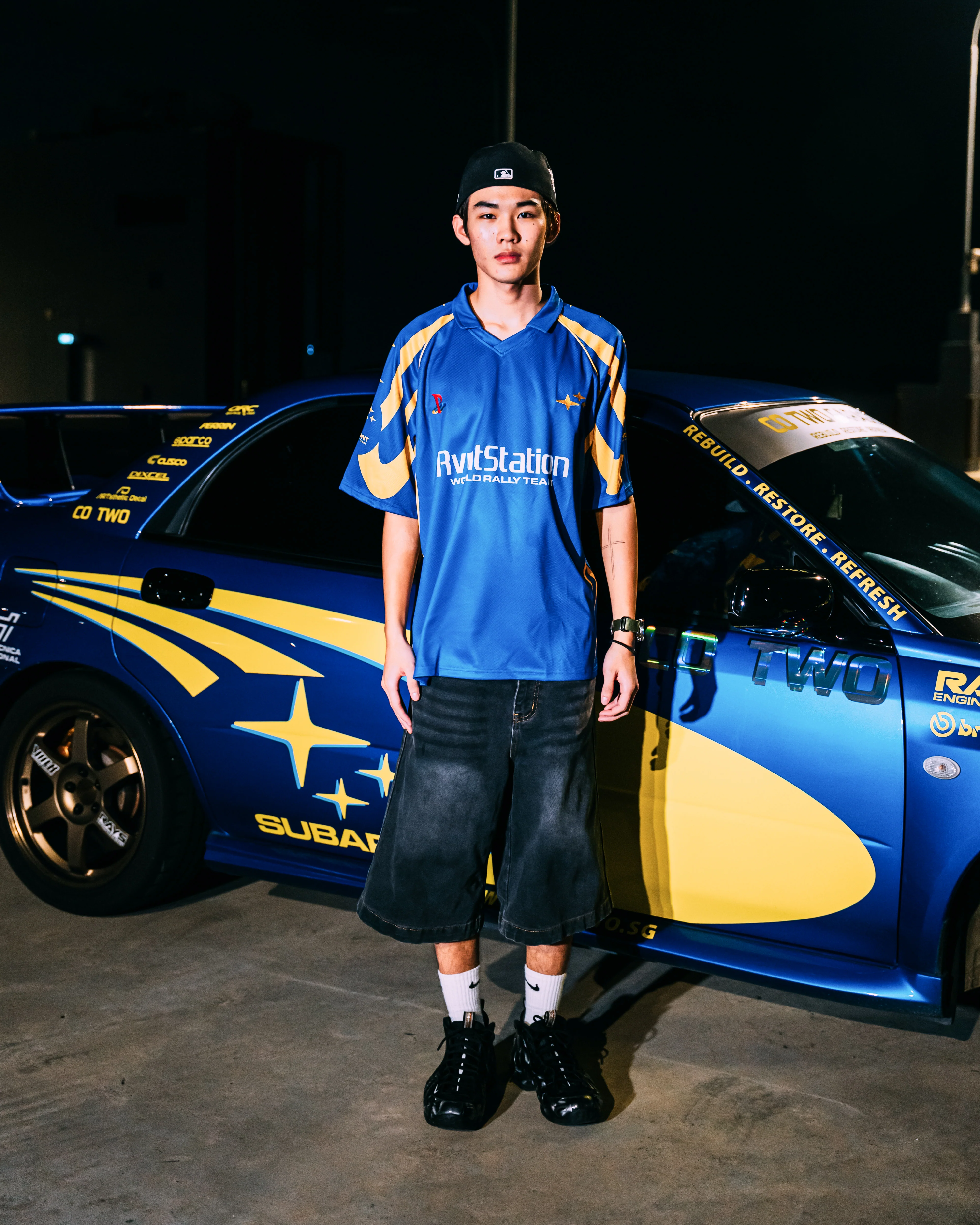 Subaru WRC Jersey in Blue - Image 3