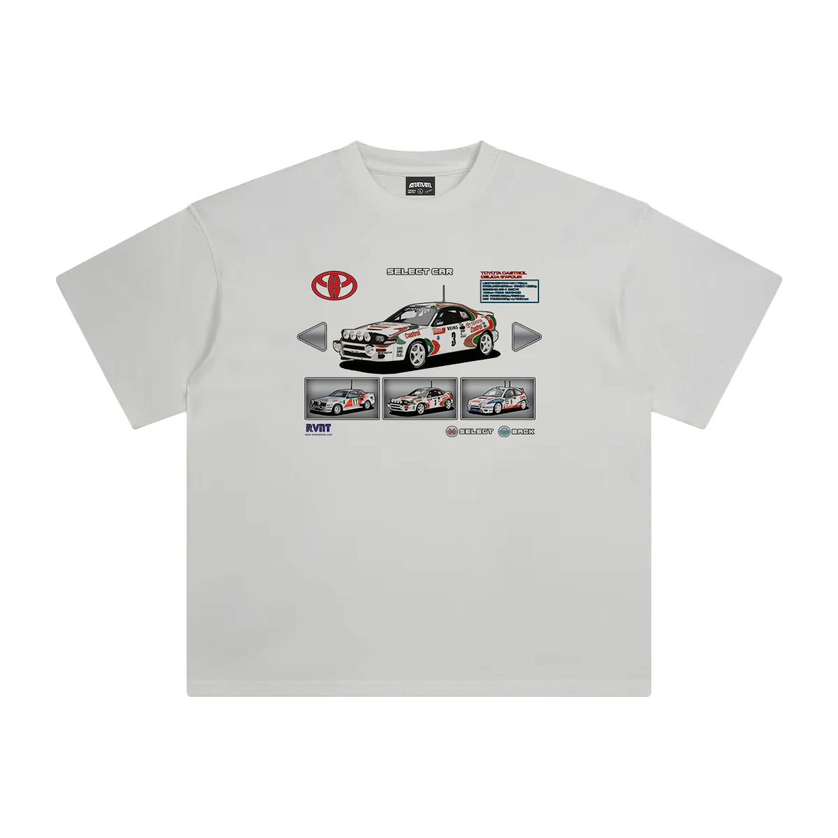 Toyota Castrol WRC Tee in White