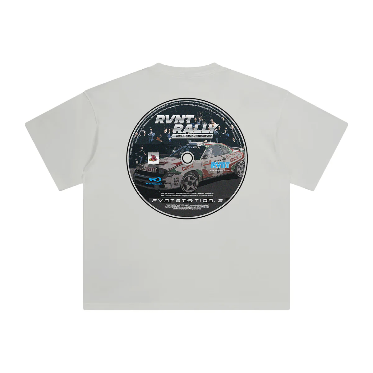 Toyota Castrol WRC Tee in White - Image 2